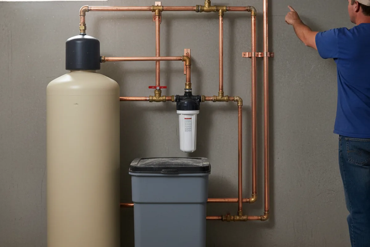 Whole-house water treatment system installed in Latta